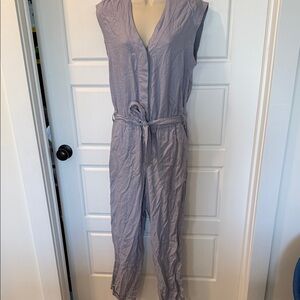 NWT SPLENDID Ailana Tie Waist Jumpsuit in a Light Purple Lavendar small NWT